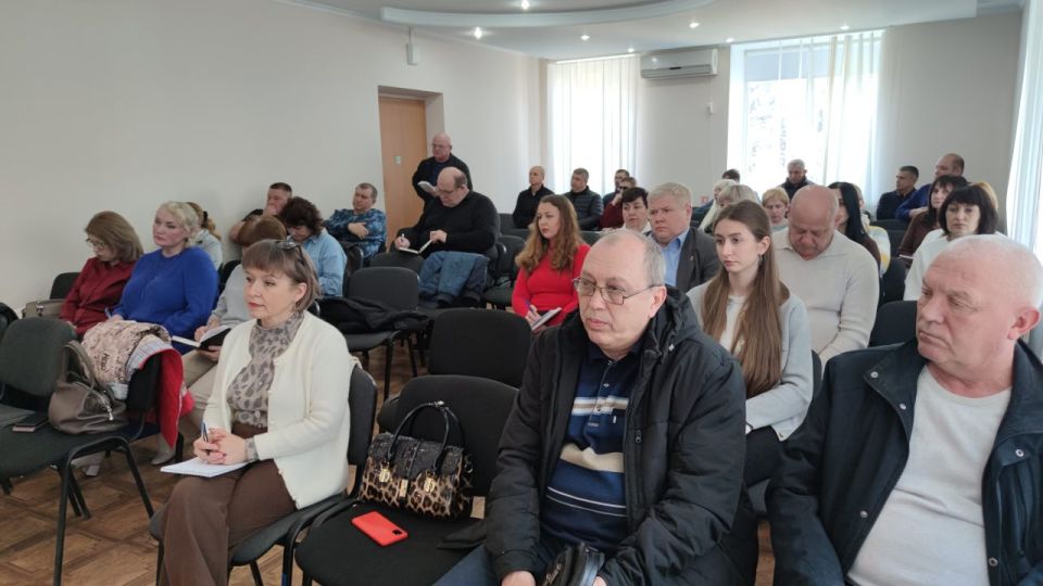 23 марта в Администрации Старобешевского муниципального округа прошло аппаратное совещание с руководителями структурных и территориальных подразделений Администрации округа, учреждений, организаций, предприятий 23 марта в Администрации Старобешевского муниципального округа прошло аппаратное совещание с руководителями структурных и территориальных подразделений Администрации округа, учреждений, организаций, предприятий