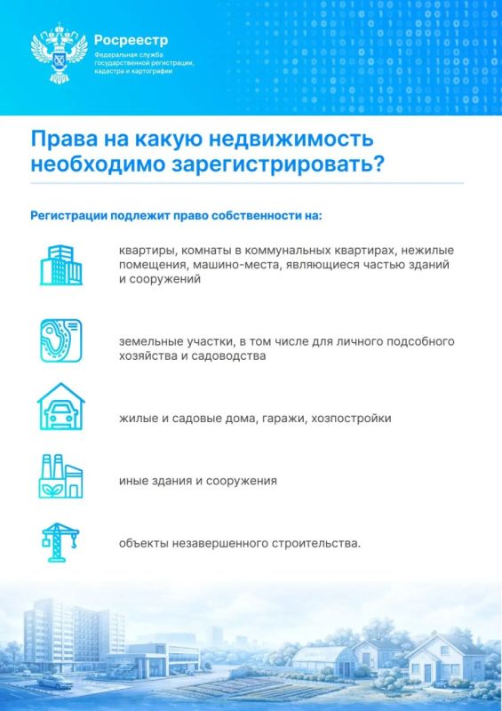 Росреестр ДНР: До 1 июля 2026 года необходимо подать документы для регистрации прав на недвижимость Росреестр ДНР: До 1 июля 2026 года необходимо подать документы для регистрации прав на недвижимость