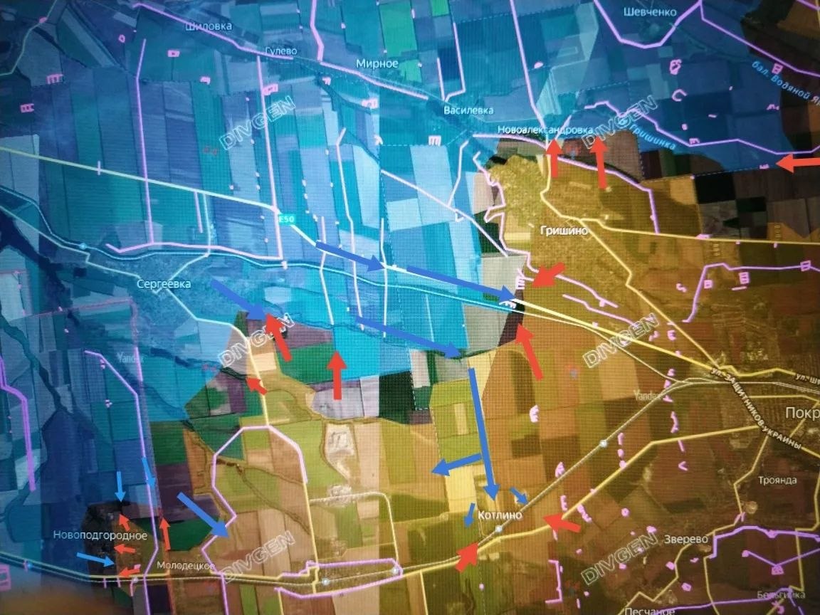 Юрий Котенок: Красноармейское направление (стык Добропольского и Днепропетровского)