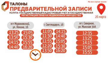 Актуальное наличие талонов в настоящий момент в разных отделениях МФЦ