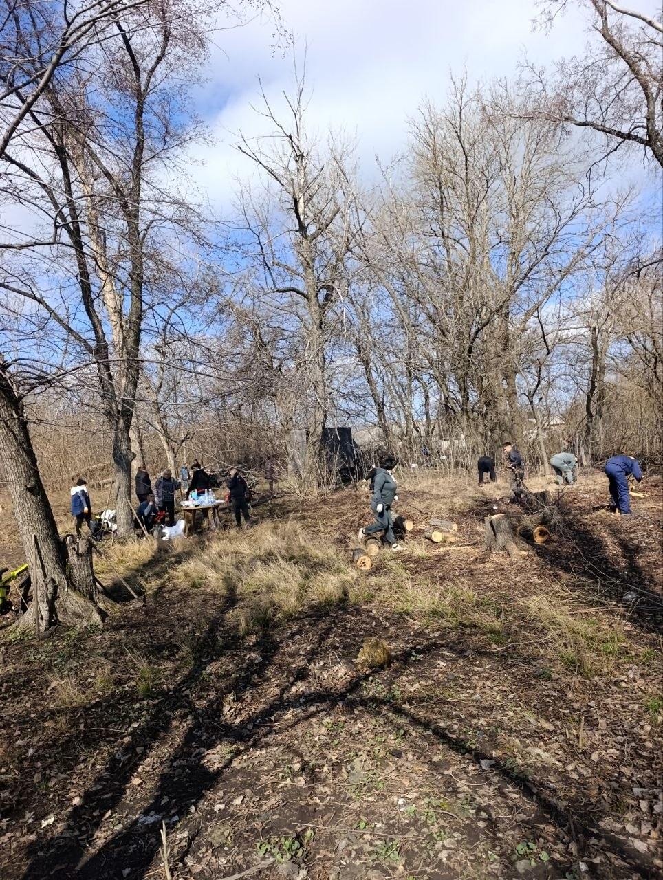 В Торезе состоялся общегородской субботник в парке по ул.Кошевого В Торезе состоялся общегородской субботник в парке по ул.Кошевого