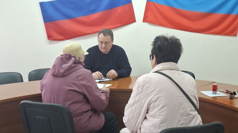 Валентин Левченко: Сегодня провёл очередной приём жителей Валентин Левченко: Сегодня провёл очередной приём жителей