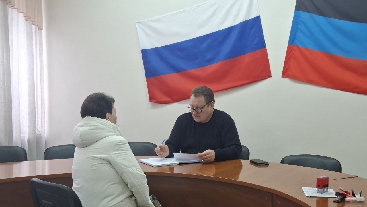 Валентин Левченко: Сегодня провёл очередной приём жителей Валентин Левченко: Сегодня провёл очередной приём жителей