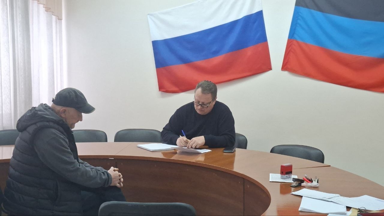 Валентин Левченко: Сегодня провёл очередной приём жителей Валентин Левченко: Сегодня провёл очередной приём жителей