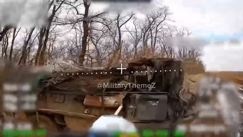 Наши гвардейцы из группировки «Центр» уничтожили четыре единицы бронированной техники укробоевиков на Добропольском направлении