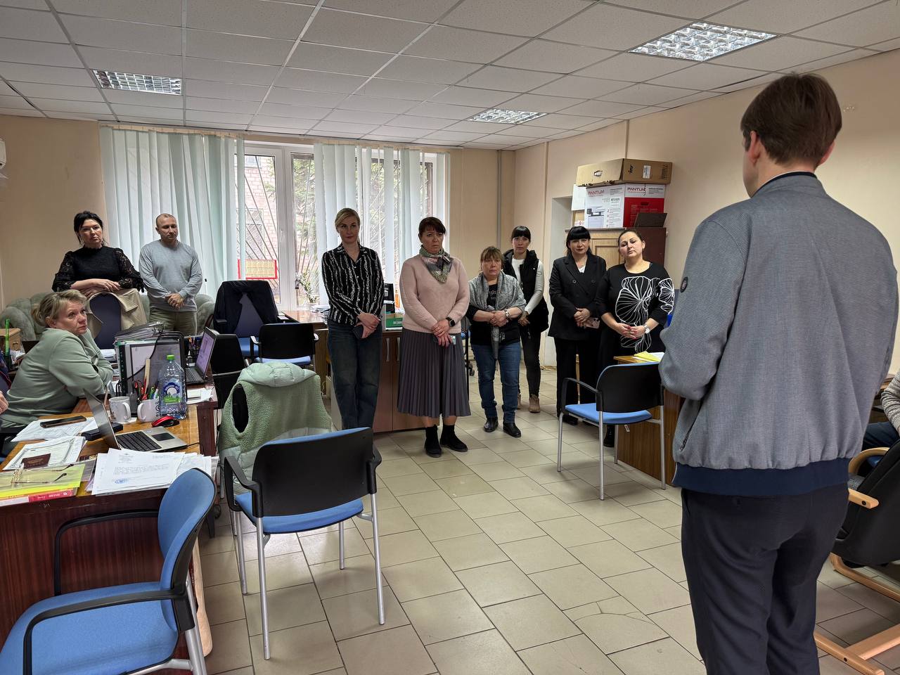 Руководитель Управы Центрально-Городского внутригородского района Алексей Еськов провел встречу с трудовым коллективом Филиала Государственного фонда поддержки участников специальной военной операции «Защитники Отечества» по...