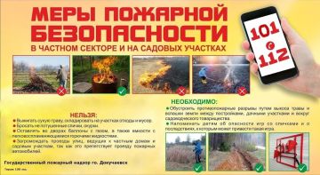 Меры пожарной безопасности!