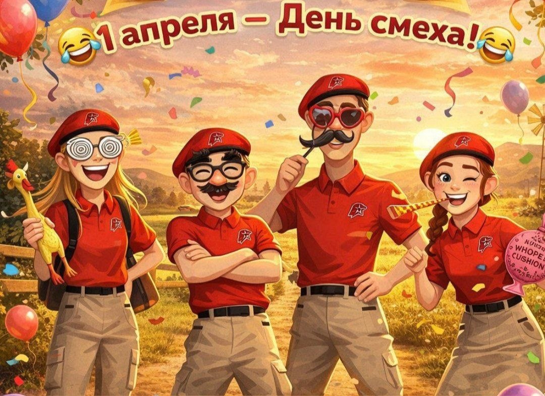 Приветствуем всех с Международным днём смеха!