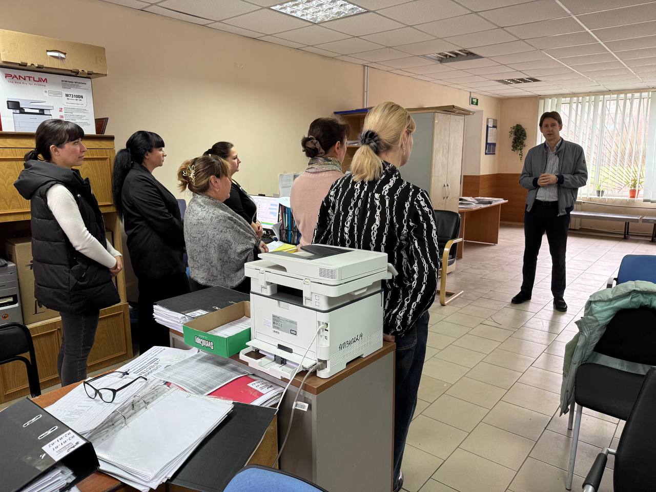 Руководитель Управы Центрально-Городского внутригородского района Алексей Еськов провел встречу с трудовым коллективом Филиала Государственного фонда поддержки участников специальной военной операции «Защитники Отечества» по... Руководитель Управы Центрально-Городского внутригородского района Алексей Еськов провел встречу с трудовым коллективом Филиала Государственного фонда поддержки участников специальной военной операции «Защитники Отечества» по...