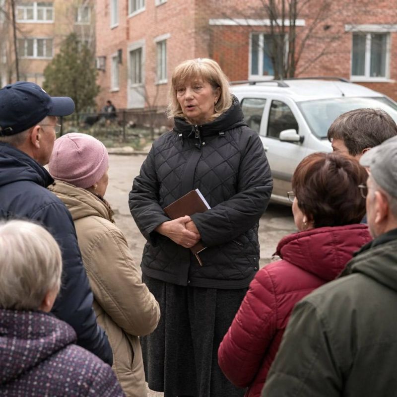 Сегодня, 2 апреля, руководитель Управы Ворошиловского внутригородского района Администрации городского округа Донецк ДНР Копылова Татьяна провела встречу с населением Сегодня, 2 апреля, руководитель Управы Ворошиловского внутригородского района Администрации городского округа Донецк ДНР Копылова Татьяна провела встречу с населением