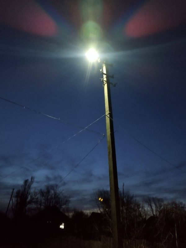 Рад сообщить о завершении монтажных работ уличного освещения по ул.Каменная, где было установлено 5 автономных светильников