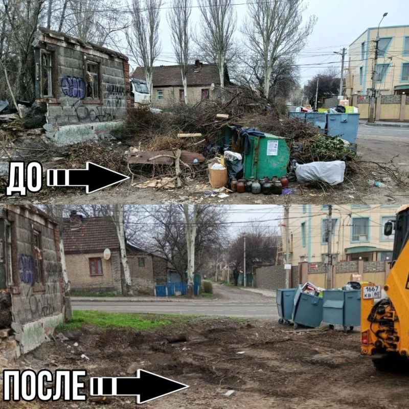 Иван Адамец: ГУП ДНР «Донснабкомплект» продолжает наводить порядок в городе Иван Адамец: ГУП ДНР «Донснабкомплект» продолжает наводить порядок в городе