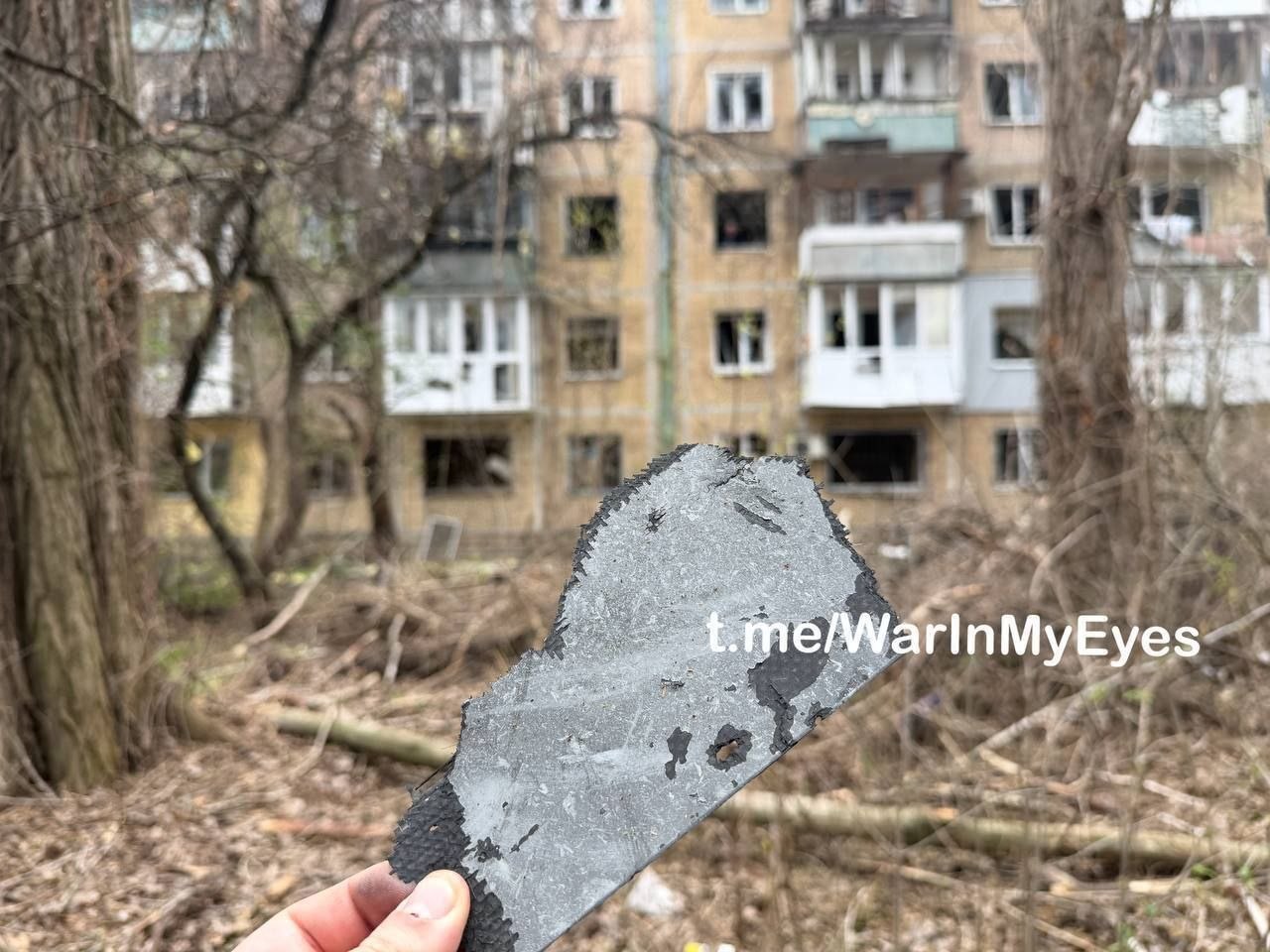 Ещё последствия атаки БПЛА в Будённовском районе Донецка Ещё последствия атаки БПЛА в Будённовском районе Донецка