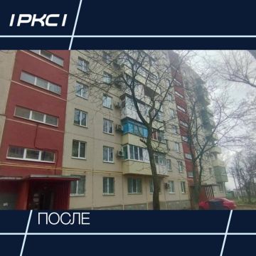 Завершается восстановление многоквартирного дома в Ильичевском районе Мариуполя на ул. Курчатова