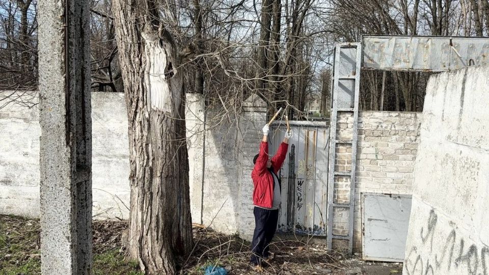По поручению Главы ДНР Дениса Пушилина по всей Республике проходит двухмесячник (субботников) по благоустройству территорий в рамках акции «Зеленый Донбасс» По поручению Главы ДНР Дениса Пушилина по всей Республике проходит двухмесячник (субботников) по благоустройству территорий в рамках акции «Зеленый Донбасс»