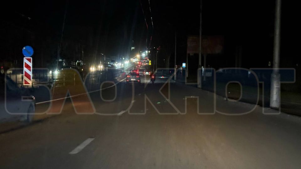 Ленинский проспект во тьме