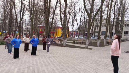 Республиканская зарядка в Волновахском округе: единство, бодрость и здоровое долголетие