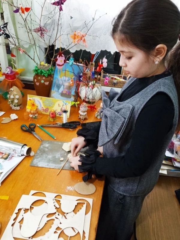 В учреждениях культуры Новоазовского муниципального округа царит особая атмосфера — все готовятся к Светлому празднику Пасхи! В учреждениях культуры Новоазовского муниципального округа царит особая атмосфера — все готовятся к Светлому празднику Пасхи!