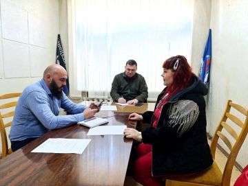 Глава Амвросиевского муниципального округа Игорь Лызов провел прием граждан