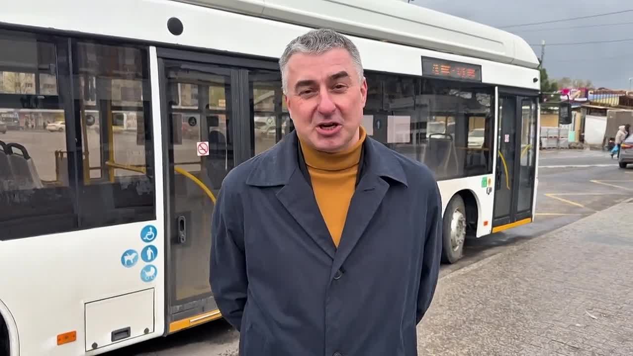 Троллейбус нового поколения «Горожанин» с увеличенным автономным ходом прибыл в ДНР из Уфы для тестовой эксплуатации