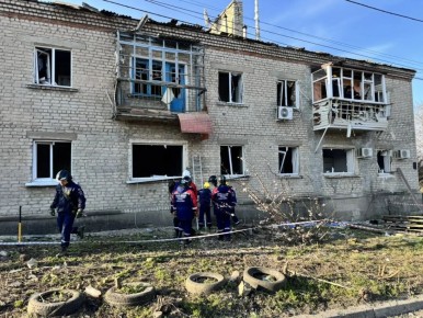 Луганск ночью подвергся массированной атаке БПЛА