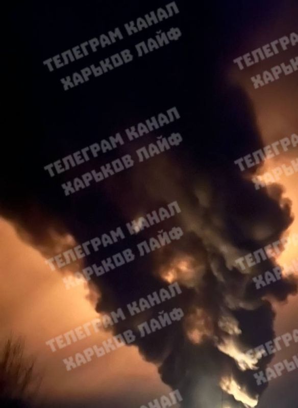 Сергей Лебедев: Мерефа (Харьковская область): удар по нефтебазе Сергей Лебедев: Мерефа (Харьковская область): удар по нефтебазе