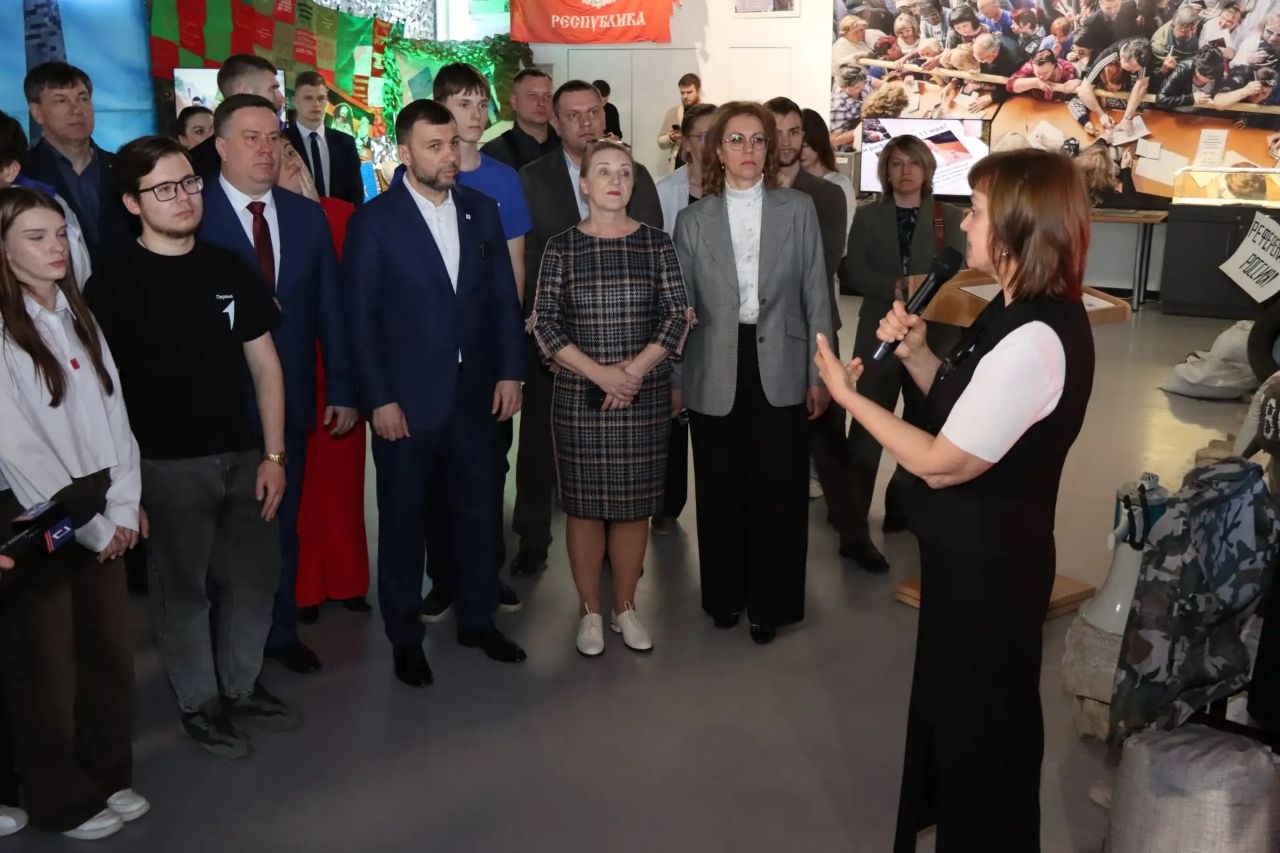 Михаил Желтяков: Как отметил Глава ДНР Денис Пушилин, в Донецке состоялось открытие выставки, посвященной Русской весне Михаил Желтяков: Как отметил Глава ДНР Денис Пушилин, в Донецке состоялось открытие выставки, посвященной Русской весне