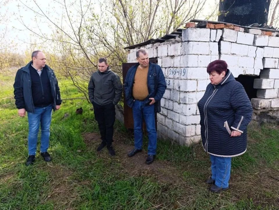 Встреча с трудовым коллективом в селе Дмитриевка