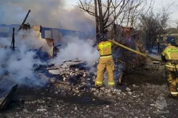 В Шахтерске ликвидировано крупное возгорание