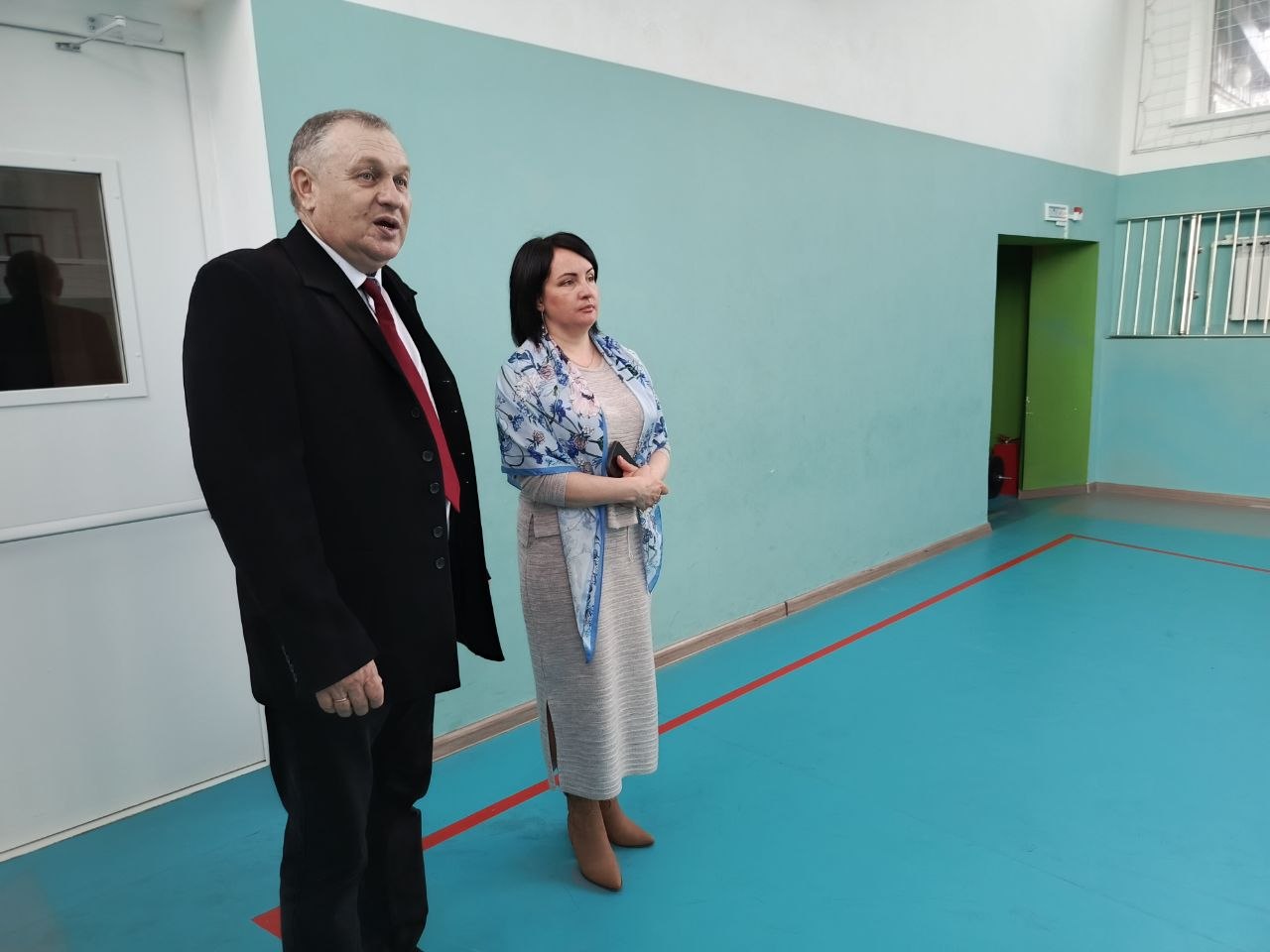 Рабочая встреча в Октябрьской школе Рабочая встреча в Октябрьской школе