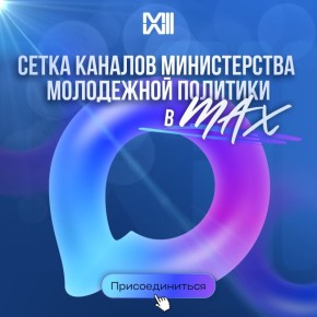 Действующие MAX-каналы в сфере молодежной политики