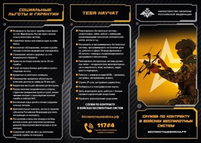 Служба по контракту в войсках беспилотных систем