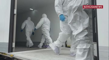 Кадры обмена погибшими военными