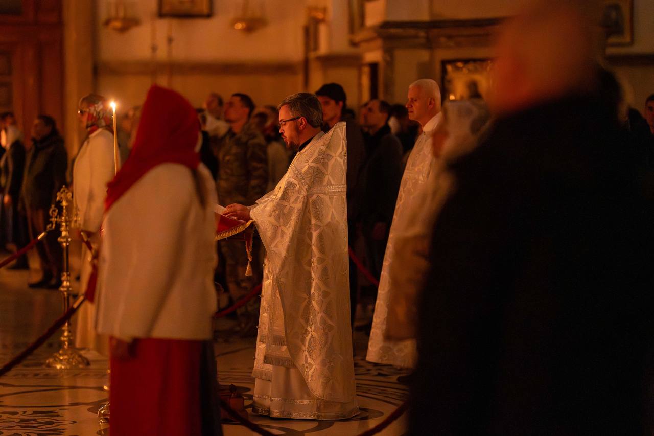 Денис Шимановский: Вместе с молодежью посетили Пасхальную Полуночницу