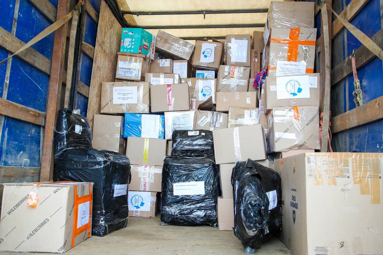 В Волноваху отправились 90 коробок гуманитарной помощи от надымчан