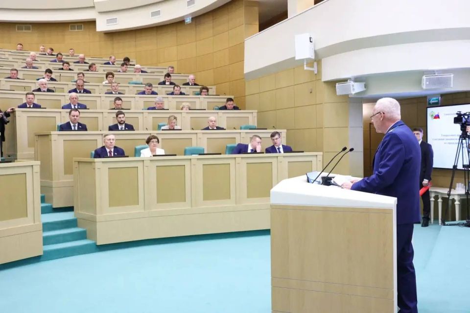 Наталья Никонорова: На пленарном заседании заслушали доклад Генерального прокурора РФ о состоянии законности и правопорядка в России и о проделанной работе по их укреплению за 2025 год Наталья Никонорова: На пленарном заседании заслушали доклад Генерального прокурора РФ о состоянии законности и правопорядка в России и о проделанной работе по их укреплению за 2025 год