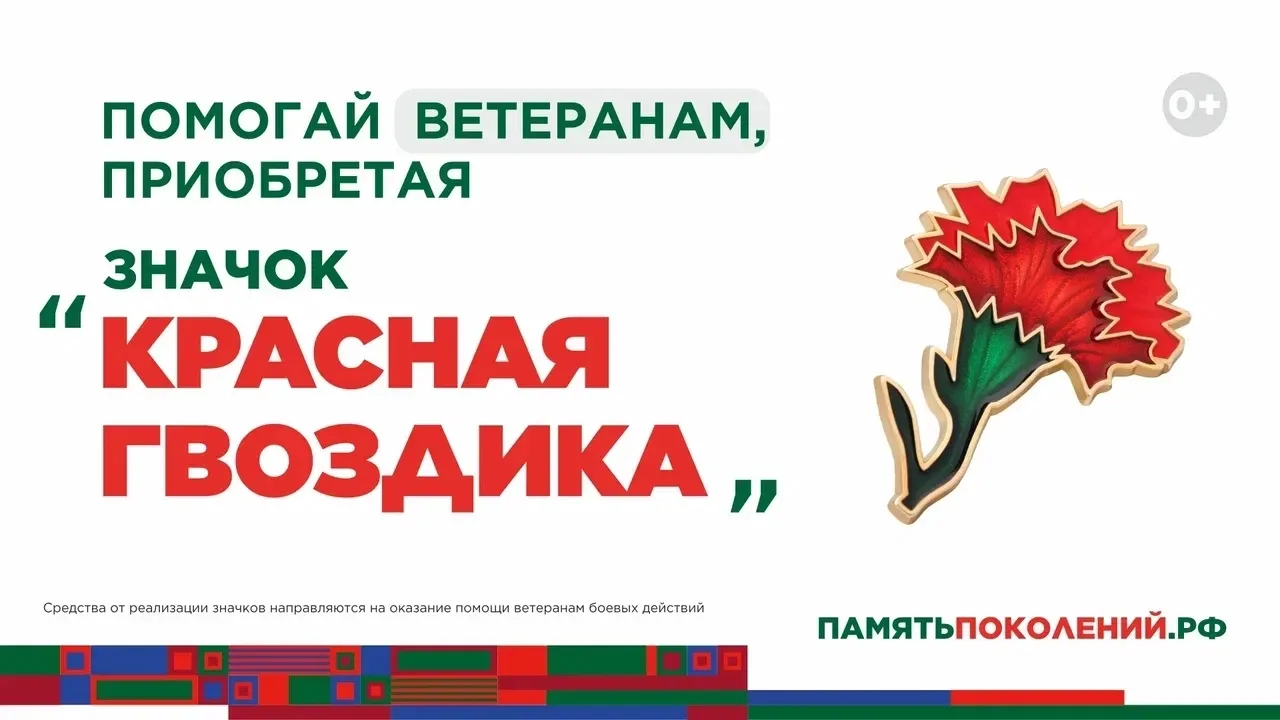 Ежегодная всероссийская акция помощи ветеранам «Красная гвоздика»