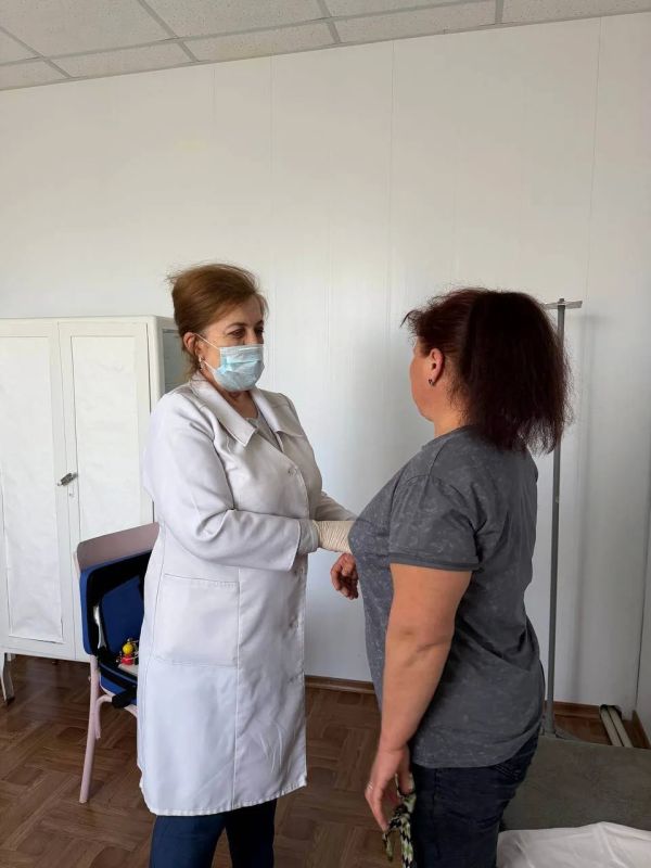 Врачи Тельмановской центральной районной больницы осуществили выезд в с.Дерсово и с.Свободное Врачи Тельмановской центральной районной больницы осуществили выезд в с.Дерсово и с.Свободное