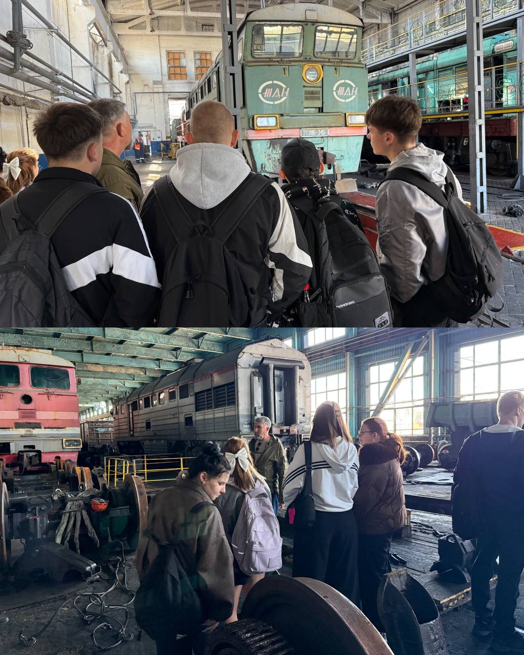 Сергей Желновач: В рамках проекта «Выбирай своё» учащиеся ГБОУ «Школа №2 г.о. Дебальцево» посетили с экскурсией Локомотивное депо Дебальцево Донецкого филиала ФГУП «Железные дороги Новороссии» Сергей Желновач: В рамках проекта «Выбирай своё» учащиеся ГБОУ «Школа №2 г.о. Дебальцево» посетили с экскурсией Локомотивное депо Дебальцево Донецкого филиала ФГУП «Железные дороги Новороссии»