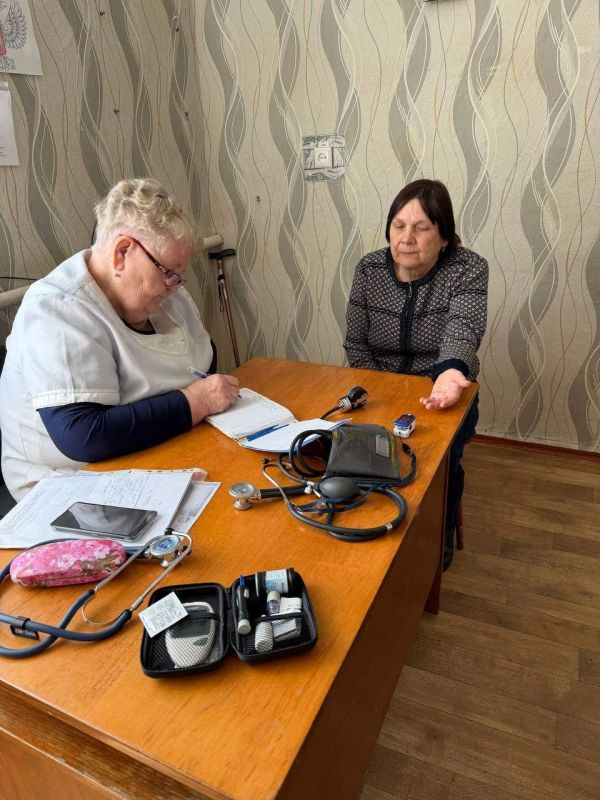 Врачи Тельмановской центральной районной больницы осуществили выезд в с.Дерсово и с.Свободное Врачи Тельмановской центральной районной больницы осуществили выезд в с.Дерсово и с.Свободное