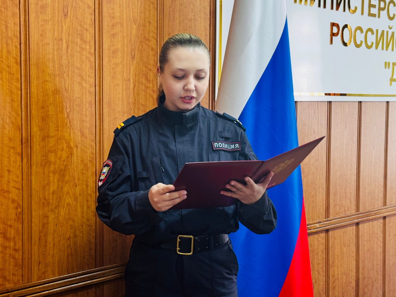 В столице Республики полицейские приняли присягу