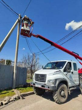 Мариупольские энергетики провели текущий ремонт сетей наружного освещения