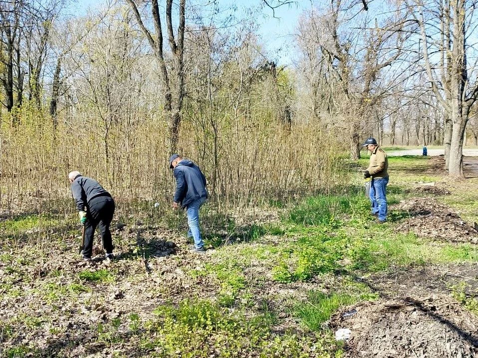 В Шахтерске провели очередной субботник В Шахтерске провели очередной субботник