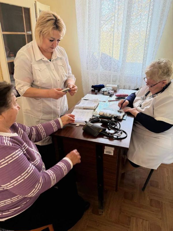 Врачи Тельмановской центральной районной больницы осуществили выезд в с.Дерсово и с.Свободное Врачи Тельмановской центральной районной больницы осуществили выезд в с.Дерсово и с.Свободное