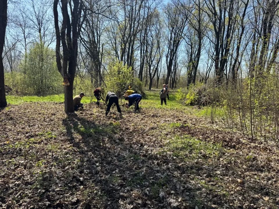 В Шахтерске провели очередной субботник В Шахтерске провели очередной субботник