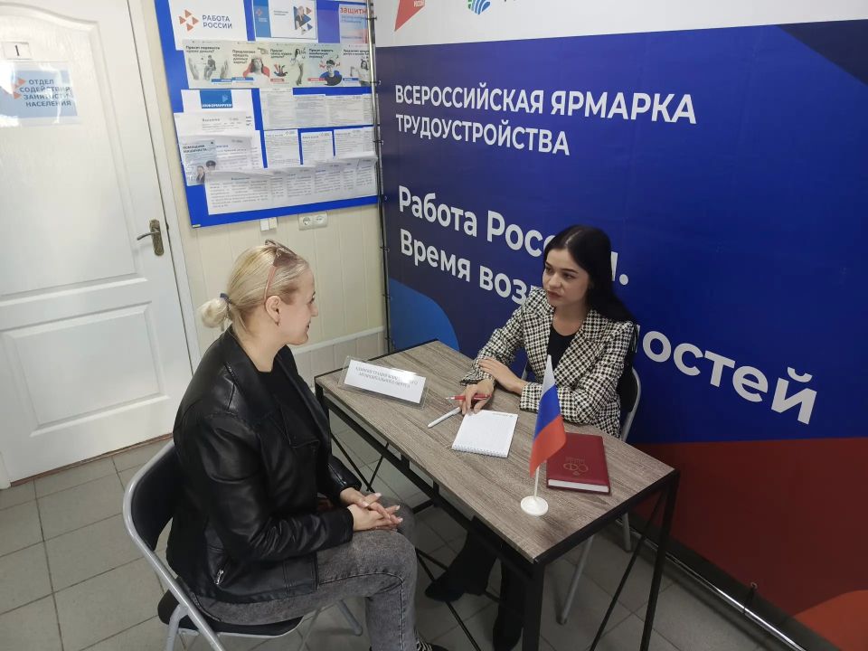 Всероссийская ярмарка трудоустройства "Работа России Всероссийская ярмарка трудоустройства "Работа России