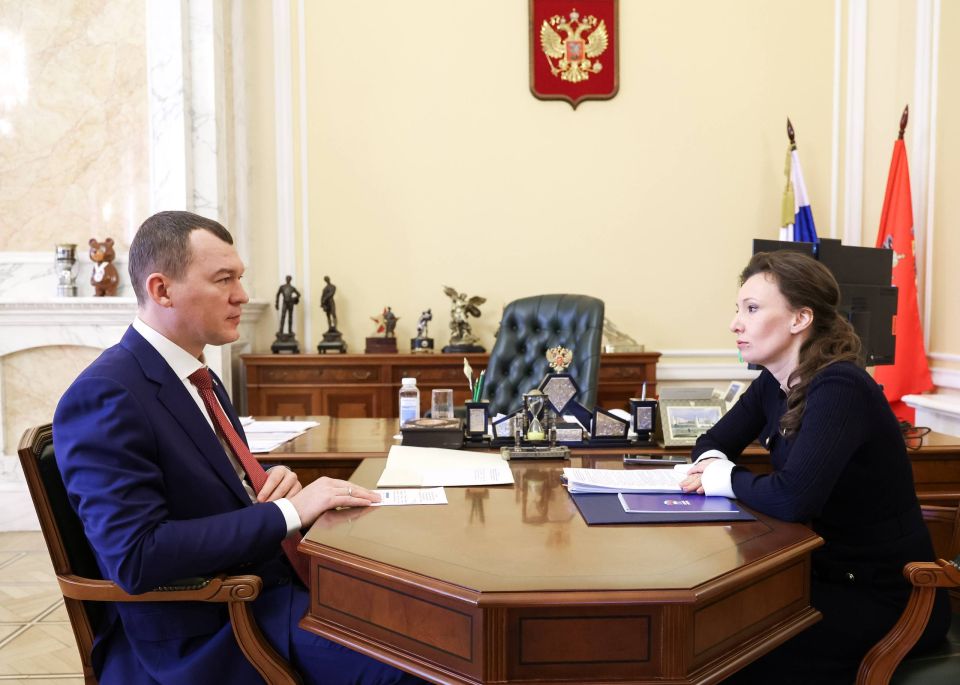 Михаил Дегтярёв: Провел рабочую встречу с заместителем Председателя Госдумы России Анной Кузнецовой Михаил Дегтярёв: Провел рабочую встречу с заместителем Председателя Госдумы России Анной Кузнецовой