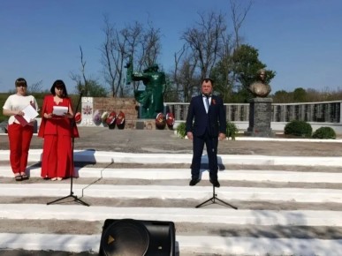 Жители Шахтерского округа отметили День Великой Победы