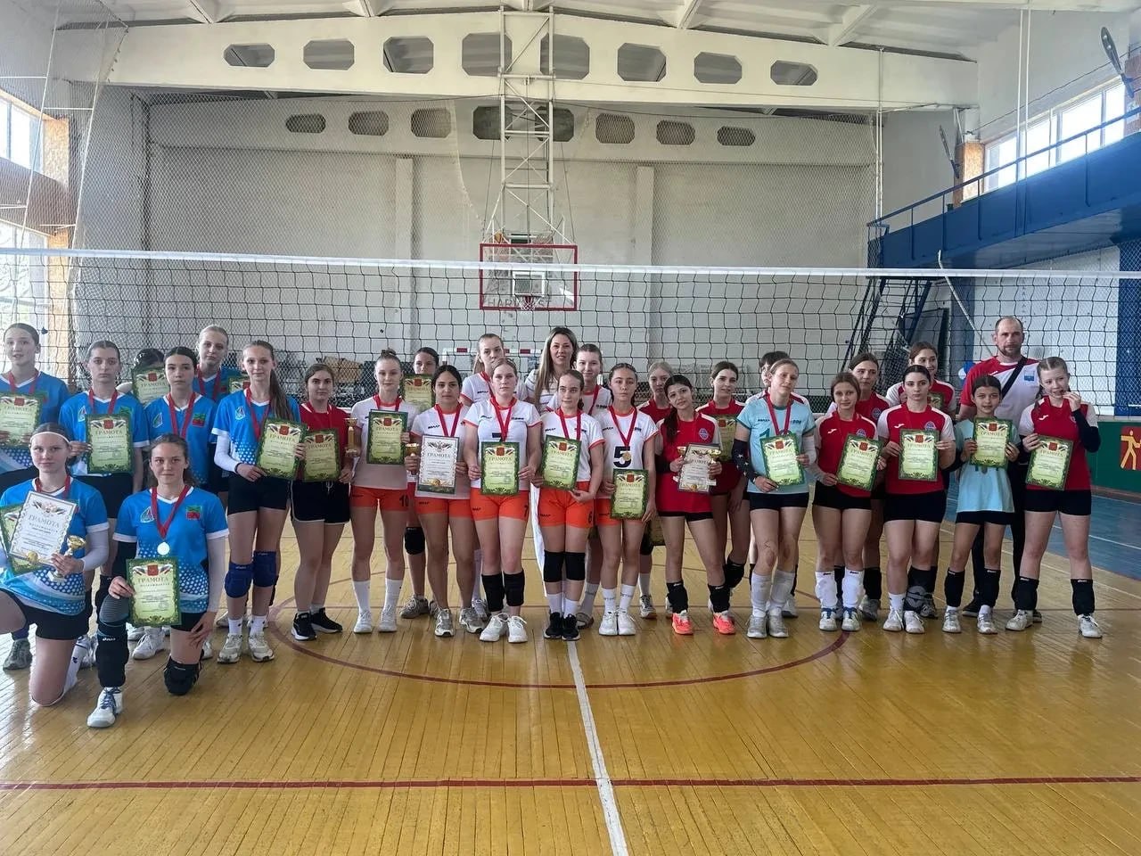 На прошедших выходных (10.05.2026) в Володарском муниципальном округе состоялся Открытый турнир «Кубок Победы» МКУ ДО «Володарская спортивная школа» по волейболу среди девушек в рамках реализации проекта «ДЕТСКИЙ СПОРТ»... На прошедших выходных (10.05.2026) в Володарском муниципальном округе состоялся Открытый турнир «Кубок Победы» МКУ ДО «Володарская спортивная школа» по волейболу среди девушек в рамках реализации проекта «ДЕТСКИЙ СПОРТ»...