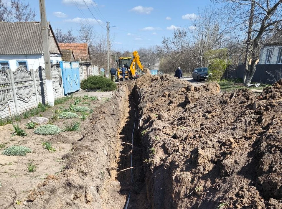В Волновахе обновили 500 метров водопроводных сетей